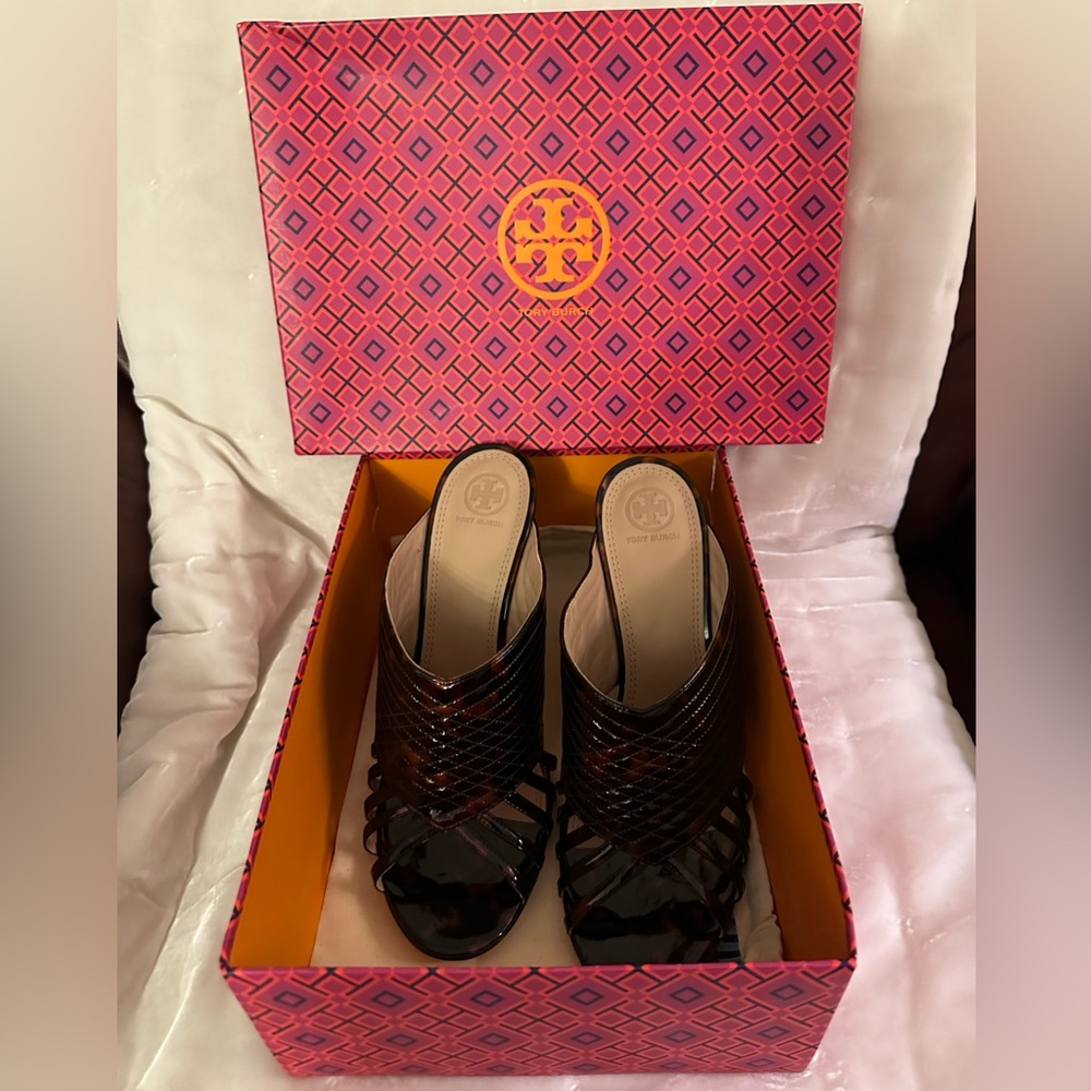 Tory Burch Tortoise Mules